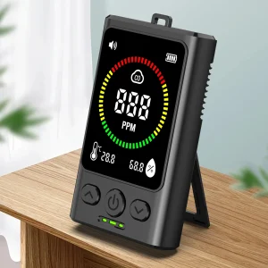 3-in-1 Rechargeable Carbon Monoxide Detector with LCD Display